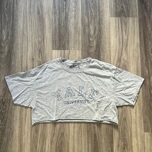 Yale University Crop Tee Medium Large